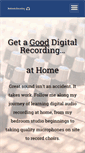 Mobile Screenshot of bedroom-recording.com